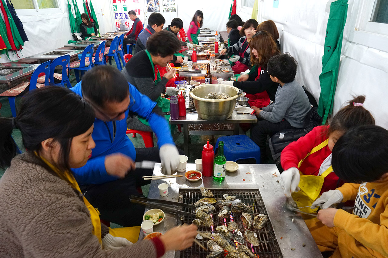 천북굴구이 사진