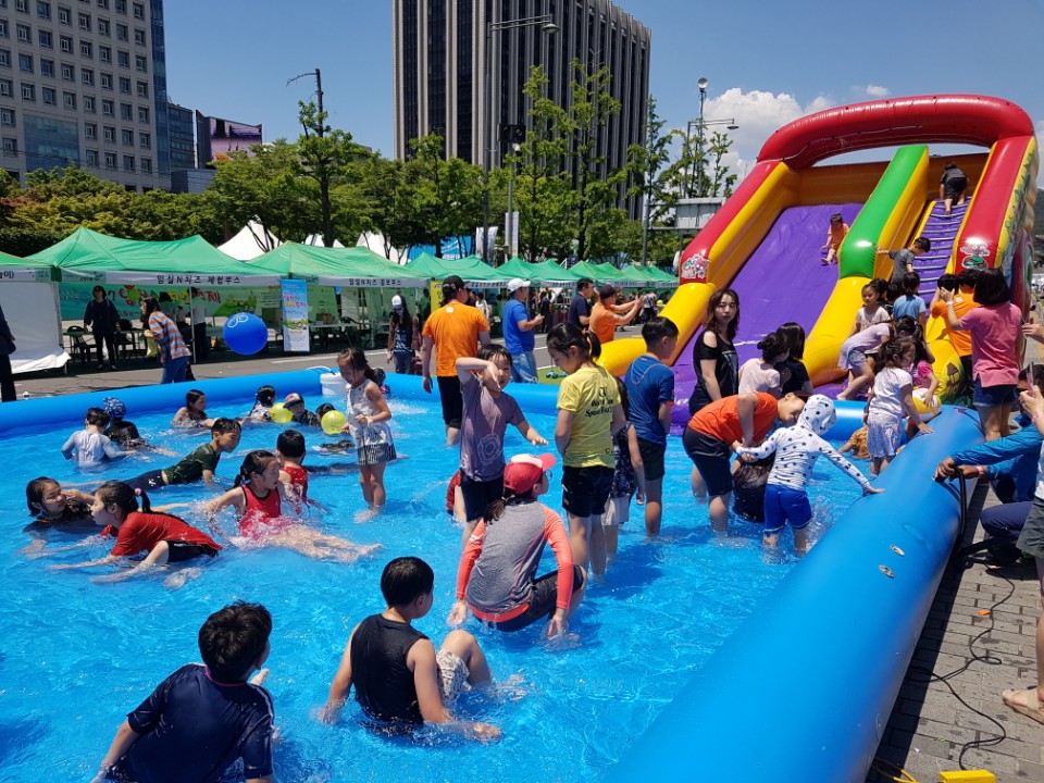 광화문 접수한 보령머드축제