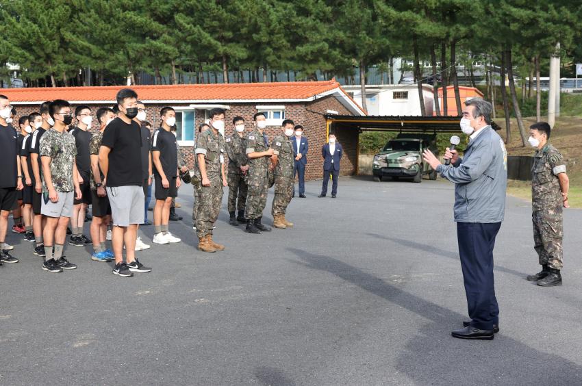 보령시통합방위협의회, 추석 명절 앞두고 군 장병 위문